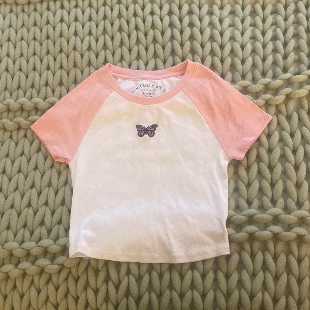 Aéropostale baby tee size small